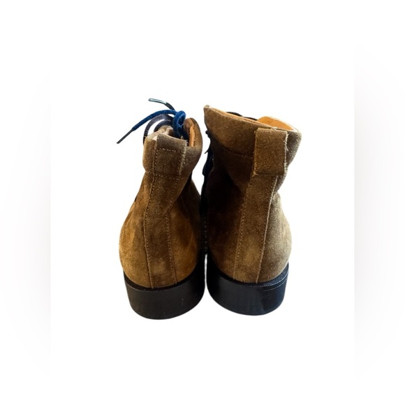 NAGUISA Boots Suede Hiker Ankle Fuzzy Lace Size 40 - Picture 13 of 14